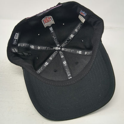 New Era Philadelphia Eagles NFL Super Bowl LIX Black Snapback OS Hat 9FORTY
