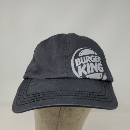 Burger King Men's Slideback Hat Black Size OS Graphic Logo Employee Uniform