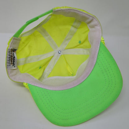 National Donkey & Mule Show Caldwell ID 1990 Snapback Hat Green OS Rope Sportcap