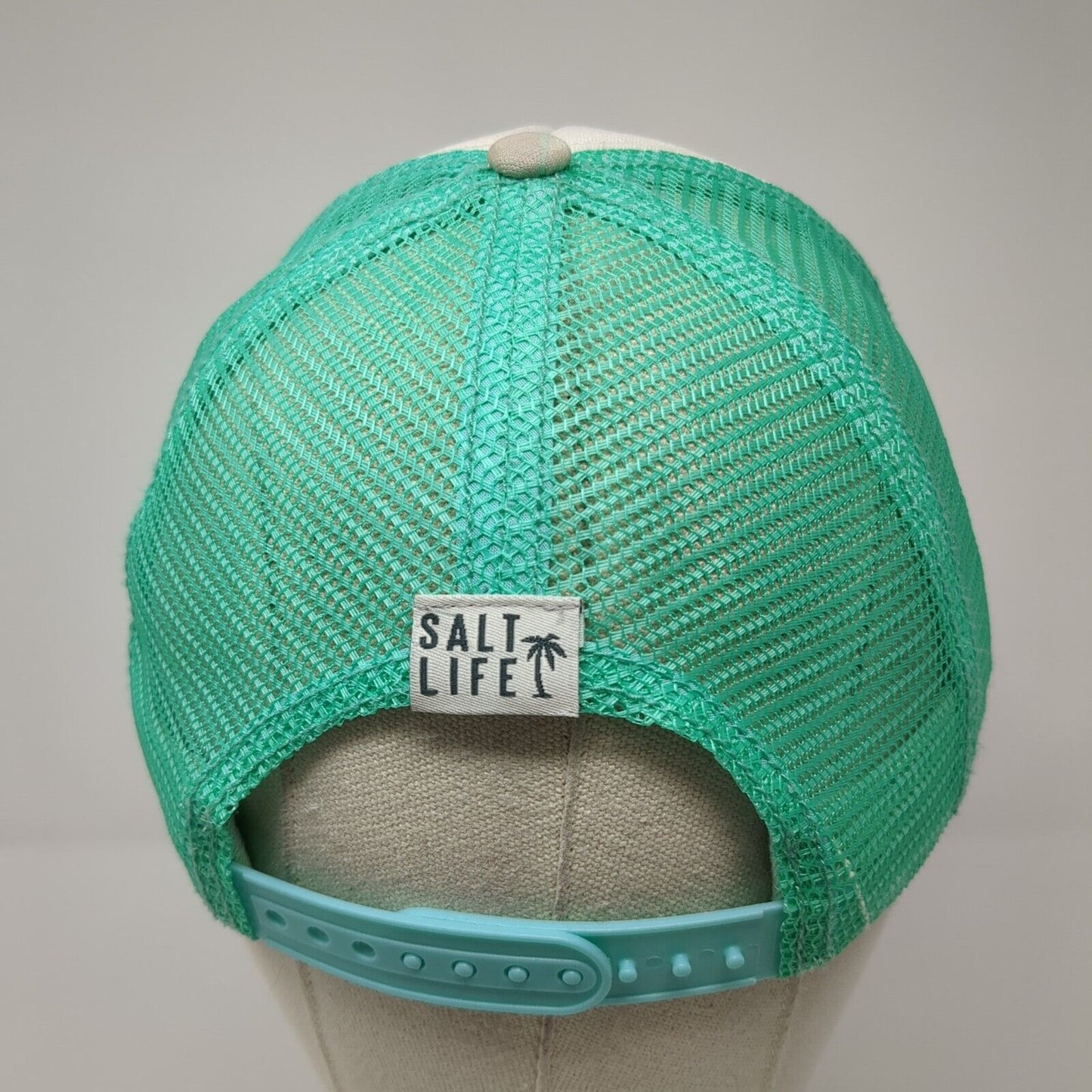 Live Salty Snapback Trucker Hat Multicolor OS Adjustable Mesh Back Salt Life