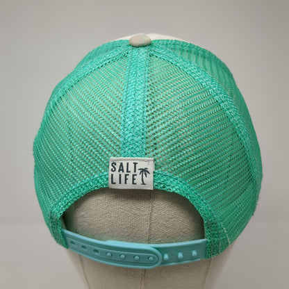 Live Salty Snapback Trucker Hat Multicolor OS Adjustable Mesh Back Salt Life
