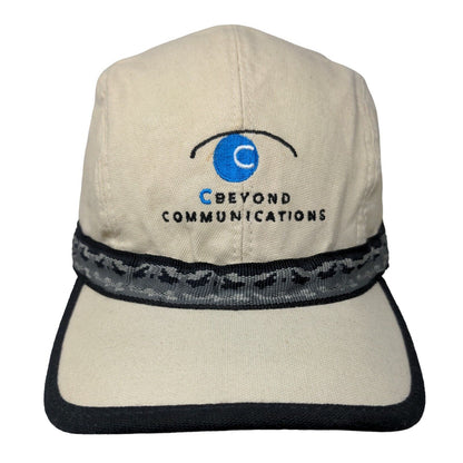 Beyond Communications Slideback Hat Tan Large Embroidered Adjustable Kavu