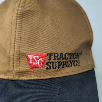 Tractor Supply Co Men's Snapback Hat Brown Size OSFA Embroidered Spell Out Logo