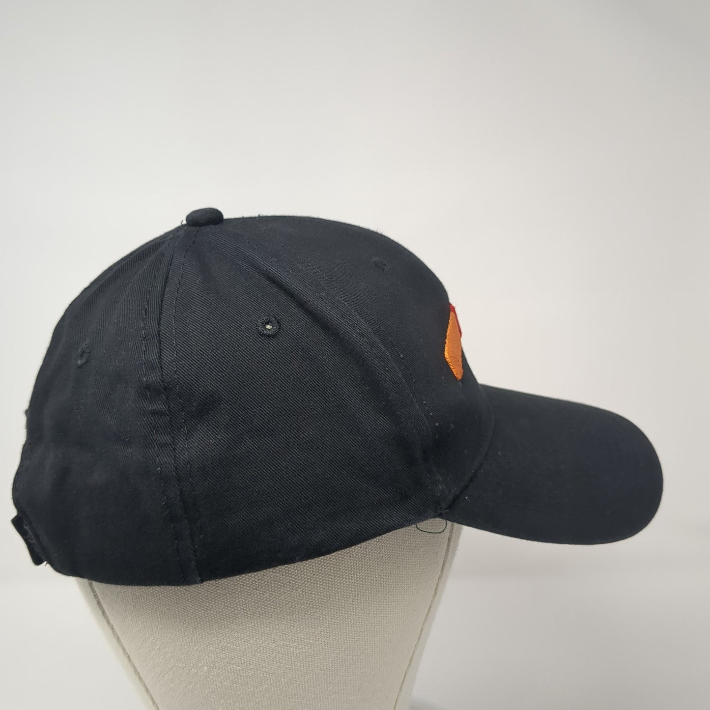 AutoZone Strapback Hat Black One Size Adjustable Embroidered 6 Panel