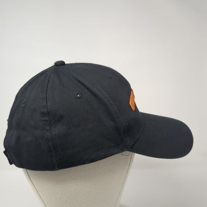 AutoZone Strapback Hat Black One Size Adjustable Embroidered 6 Panel
