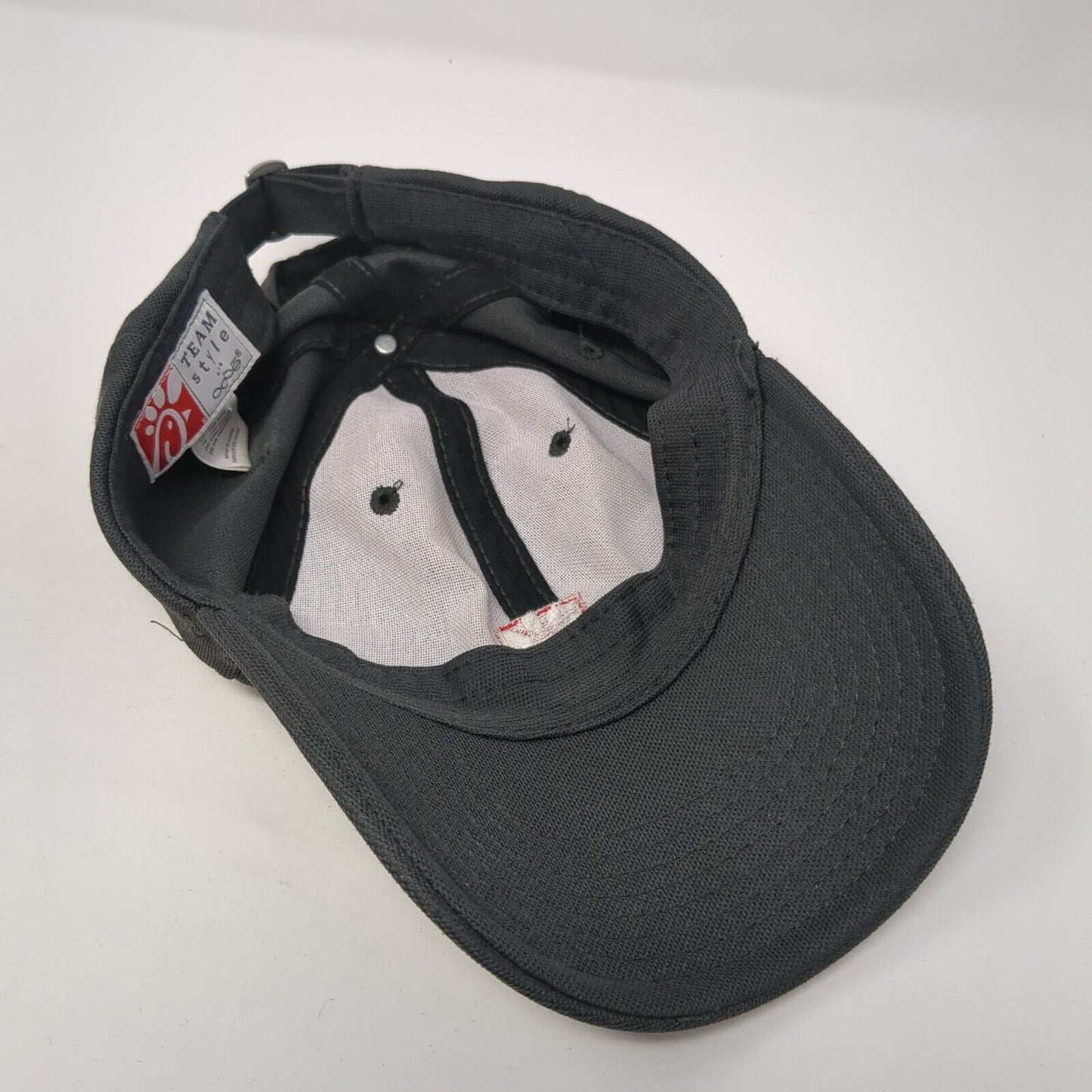 Chick-fil-A Baseball Cap Gray One Size Adjustable Embroidered Team Style Oobe