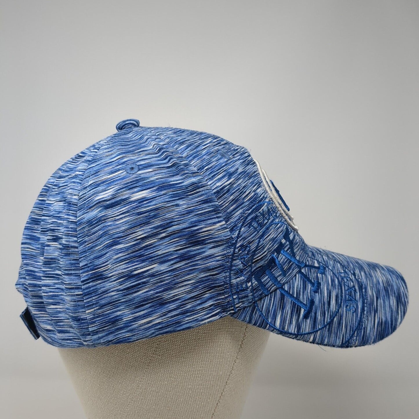 TX Texas Strapback Hat Blue One Size Adjustable Embroidered 6 Panel Robin Ruth