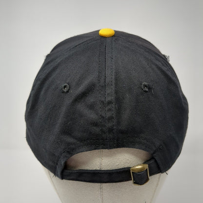 Budweiser Slideback Hat Black One Size Adjustable Embroidered 6 Panel Cotton