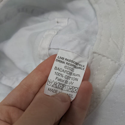 Bacardi Mango Chile Bucket Hat White OS Live Passionately Drink Responsively