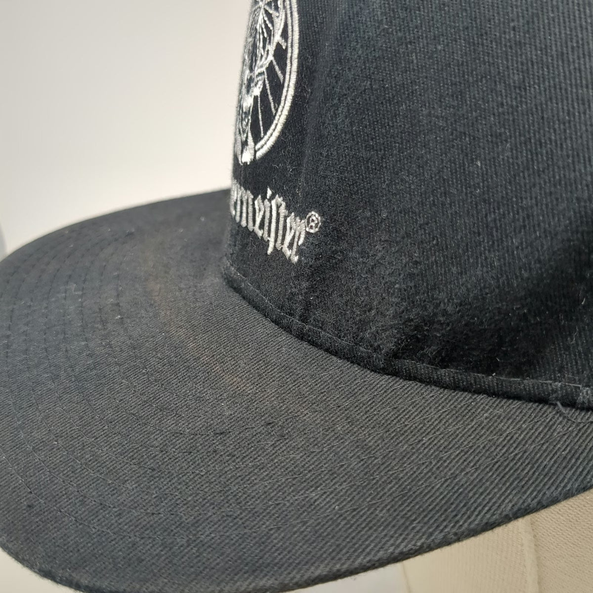 Jägermeister Snapback Black Hat One Size Structured Embroidered Stag Logo