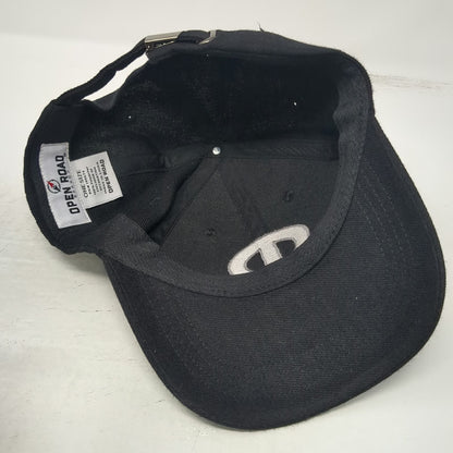Open Road Brands Mopar Baseball Cap Black One Size Slideback Logo Polyester Hat