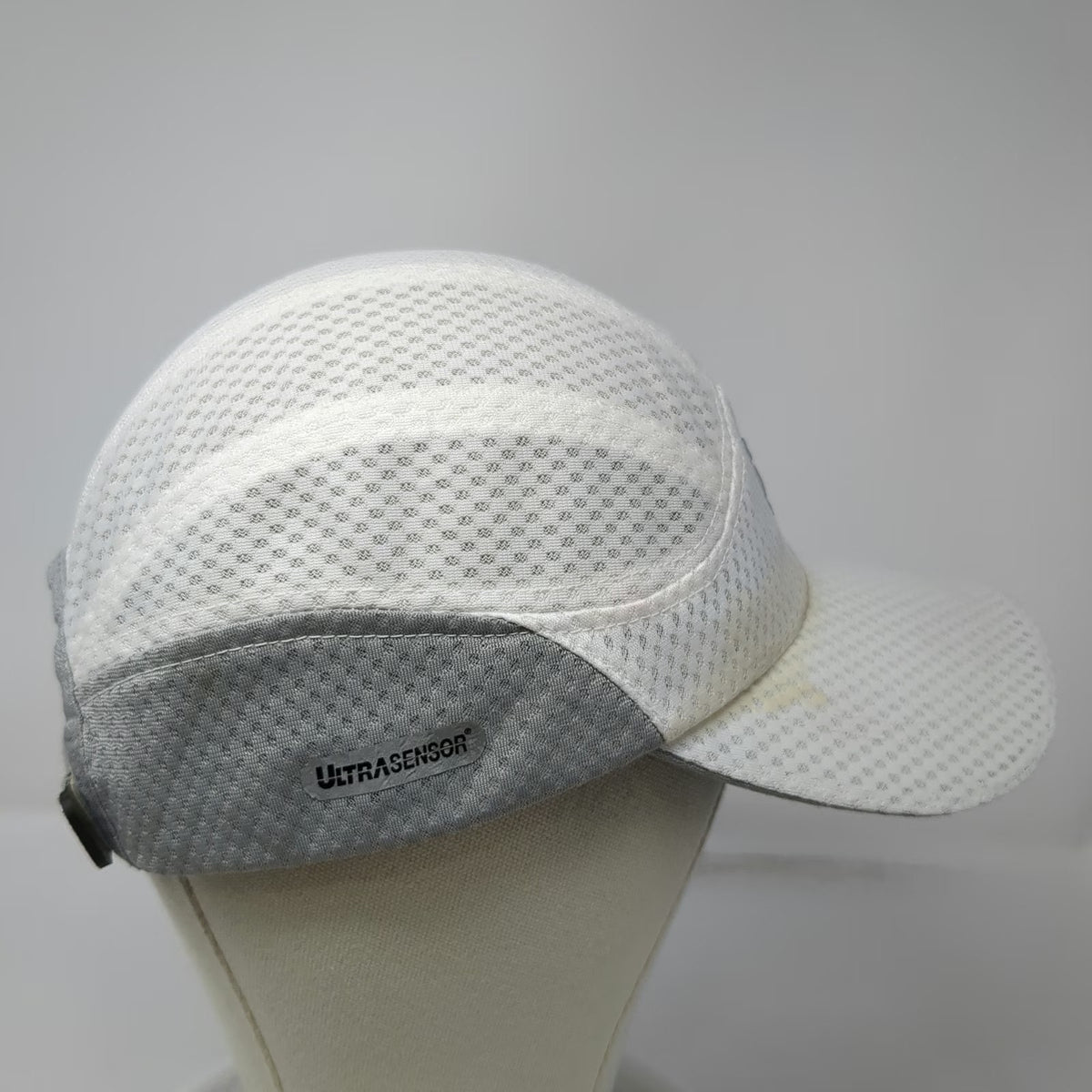 Pearl Izumi 5 Panel White One Size Mesh Breathable Running Cycling Hat