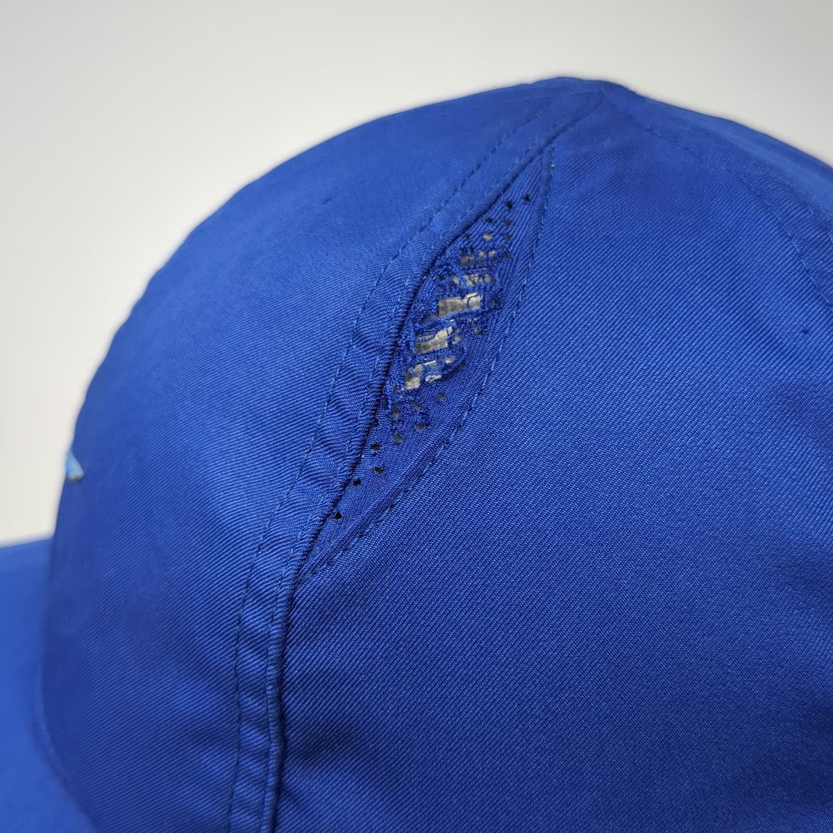 Nike Baseball Cap Blue One Size Dri-Fit Featherlight Mesh Strapback Hat Swoosh
