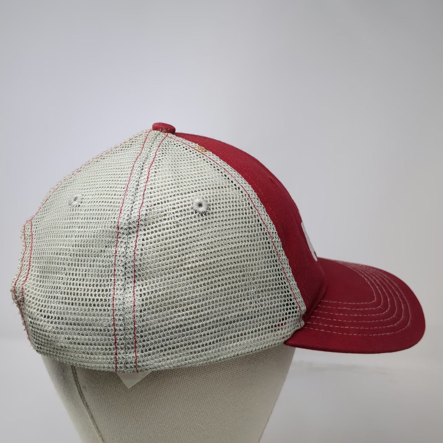Wendy's Trucker Hat Red One Size Mesh Snapback Dave Thomas Foundation Adoption