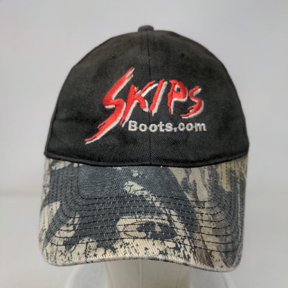 Skips Boots.com Strapback Hat Multi One Size Embroidered 6 Panel Daystone