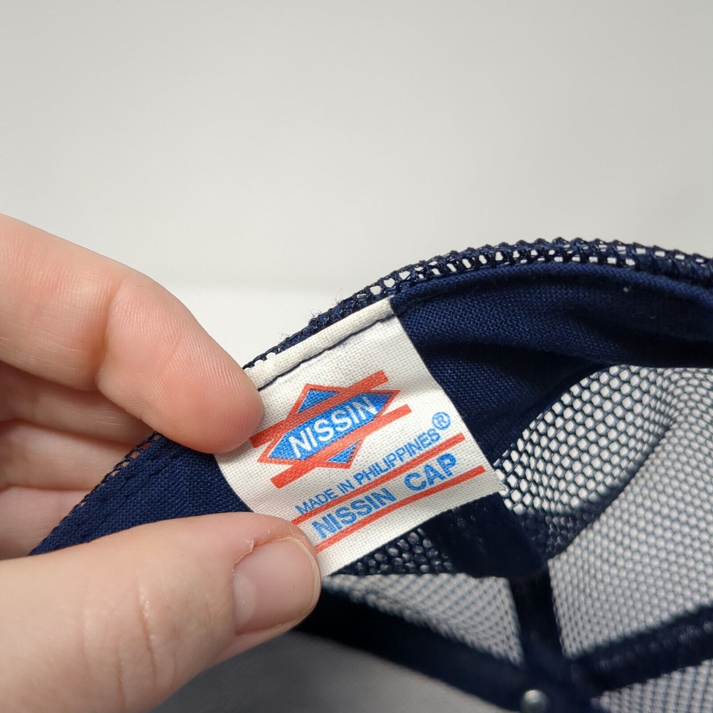 Industrial Metal Cleaning Snapback Rope Trucker Hat Blue One Size Nissin