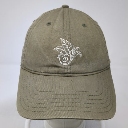 OTTO Baseball Cap Green One Size Coffee Bean Tea Leaf Cotton Slideback Logo hat
