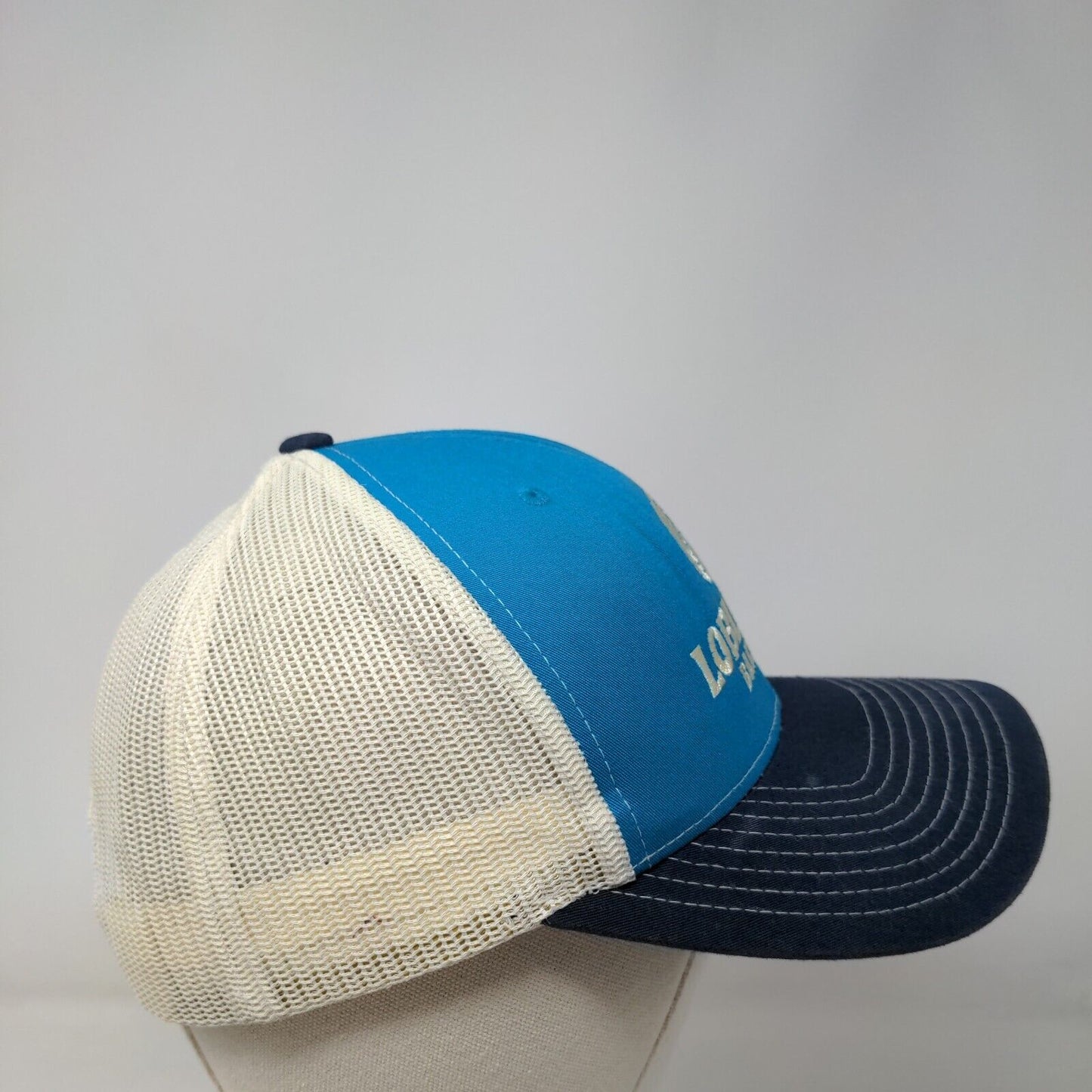 Loblolly Bakery Snapback Trucker Hat Blue OS Embroidered Mesh Back Richardson
