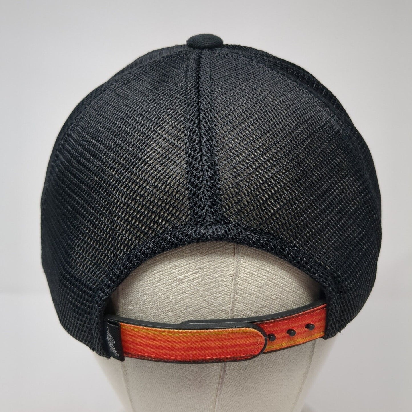 Hooey Snapback Trucker Hat Black One Size Adjustable Embroidered Mesh Back