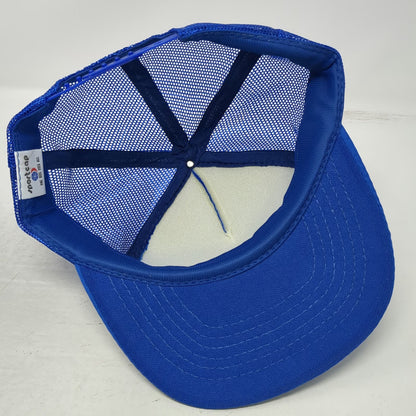 Sportcap Canfor Blue OSFM Trucker Hat Snapback Mesh Back Foam Logo Tree Patch