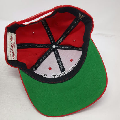Mitchell & Ness New Jersey Devils NHL Red Snapback One Size Green Underbrim Hat