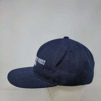 Heavy On The Wrist Radio Snapback Hat Blue OSFA Embroidered 6 Panel