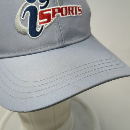 i9 Sports Hat Boys Baseball Cap Gray One Size Polyester Performance Strapback