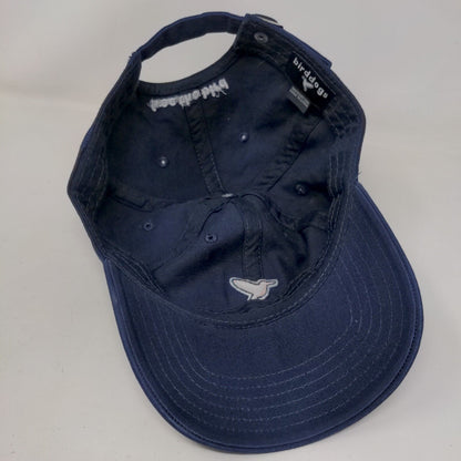 Birddogs Slideback Hat Blue One Size Solid Embroidered Free The Bird