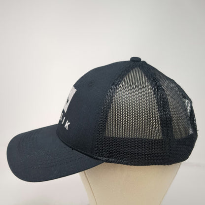 Killik Trucker Hat Black One Size Snapback Mesh Logo Square Patch Structured