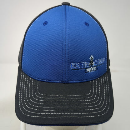 Richardson Baseball Cap Blue XL Extraction Oil & Gas Mesh Back Fitted Hat