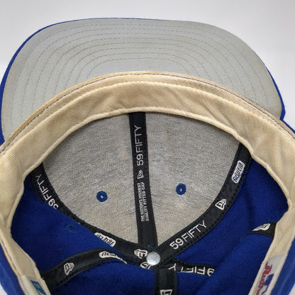 Kansas City Royals MLB New Era Baseball Hat Blue 7 3/8 Wool 59FIFTY Gray Under