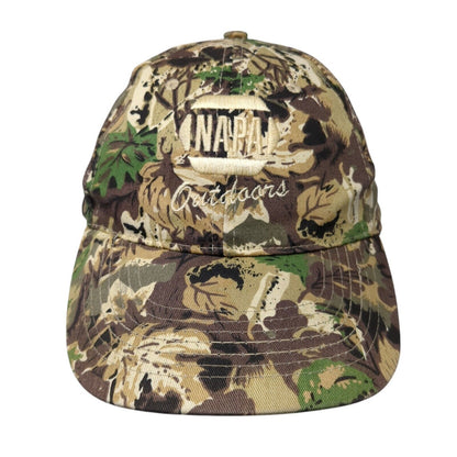 NAPA Outdoors Strapback Hat Camo One Size Hunting 6 Panel Adjustable