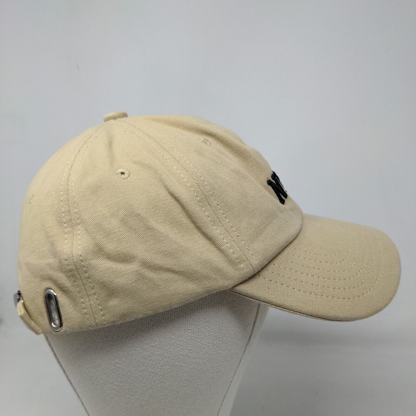 Unbranded Men's Slideback Hat Tan Size 56-60CM Embroidered NYC Logo