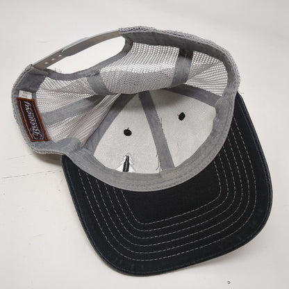 Backwoods Snapback Trucker Hat Gray OS Adjustable Mesh Back 6 Panel Brewery