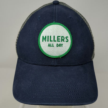 Legacy Trucker Hat Blue Gray Green White One Size Mesh Snapback Millers All Day