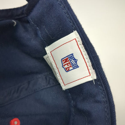 NFL New England Patriots Blue One Size Cap Hat Embroidered Logo Strapback Cotton