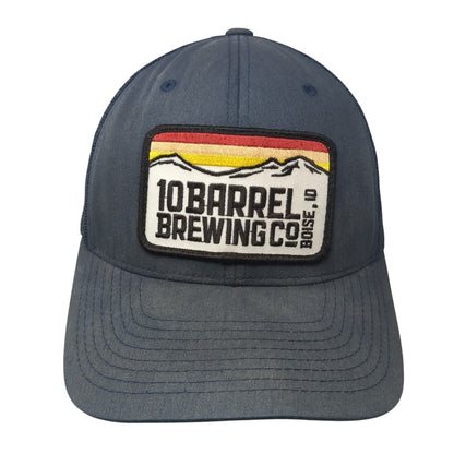 10Barrel Brewing CO Boise ID Trucker Hat Blue OS Adjustable Mesh Back Yupoong