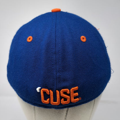 Syracuse Orange NCAA New Era Cap Blue 7 1/8 Fitted Wool Blend Embroidered Logos