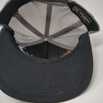 Richardson Trucker Hat Black Gray One Size Lombardo Sporting Arms Snapback Mesh