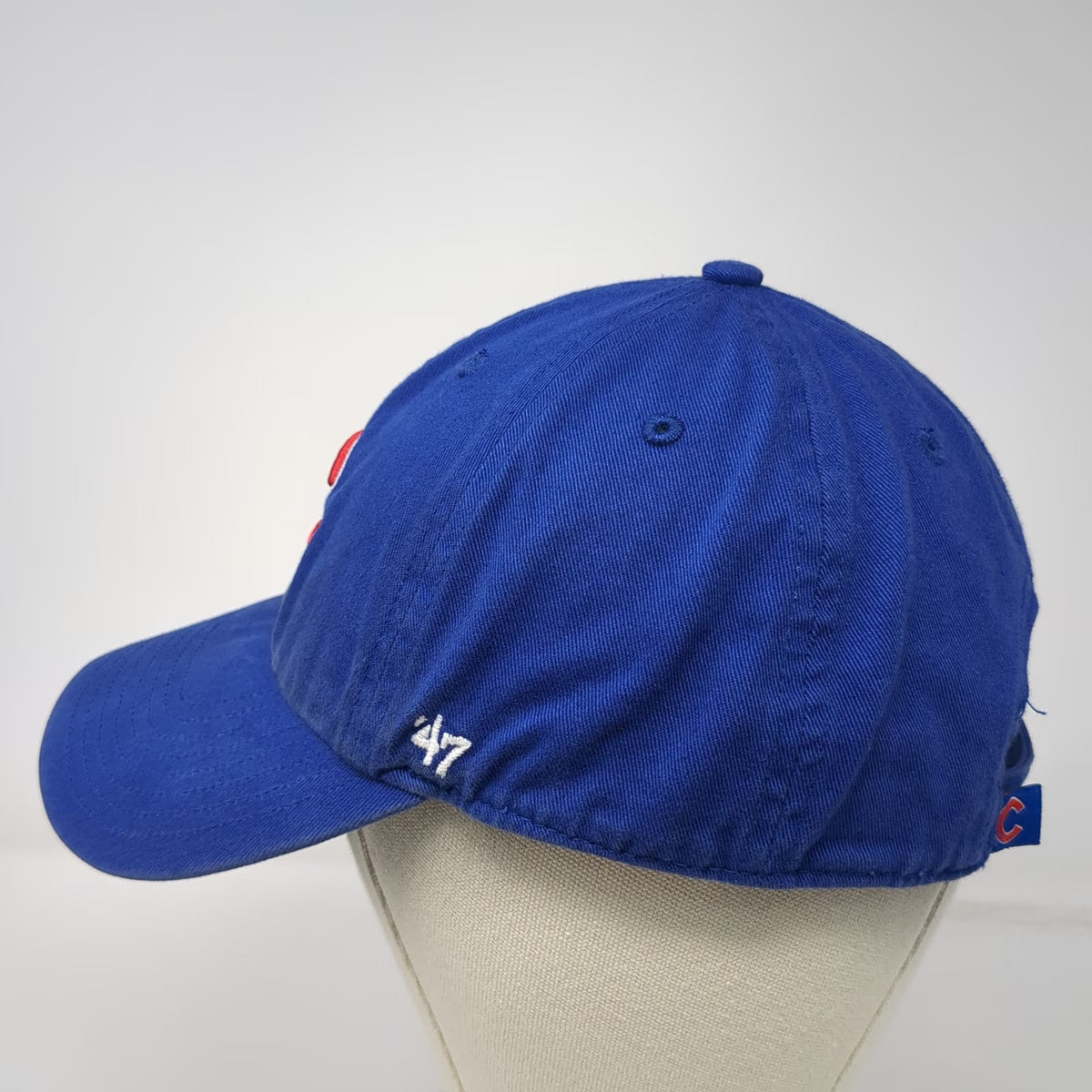 '47 Chicago Cubs MLB Blue Baseball Cap One Size Slideback Hat Cotton Embroidered
