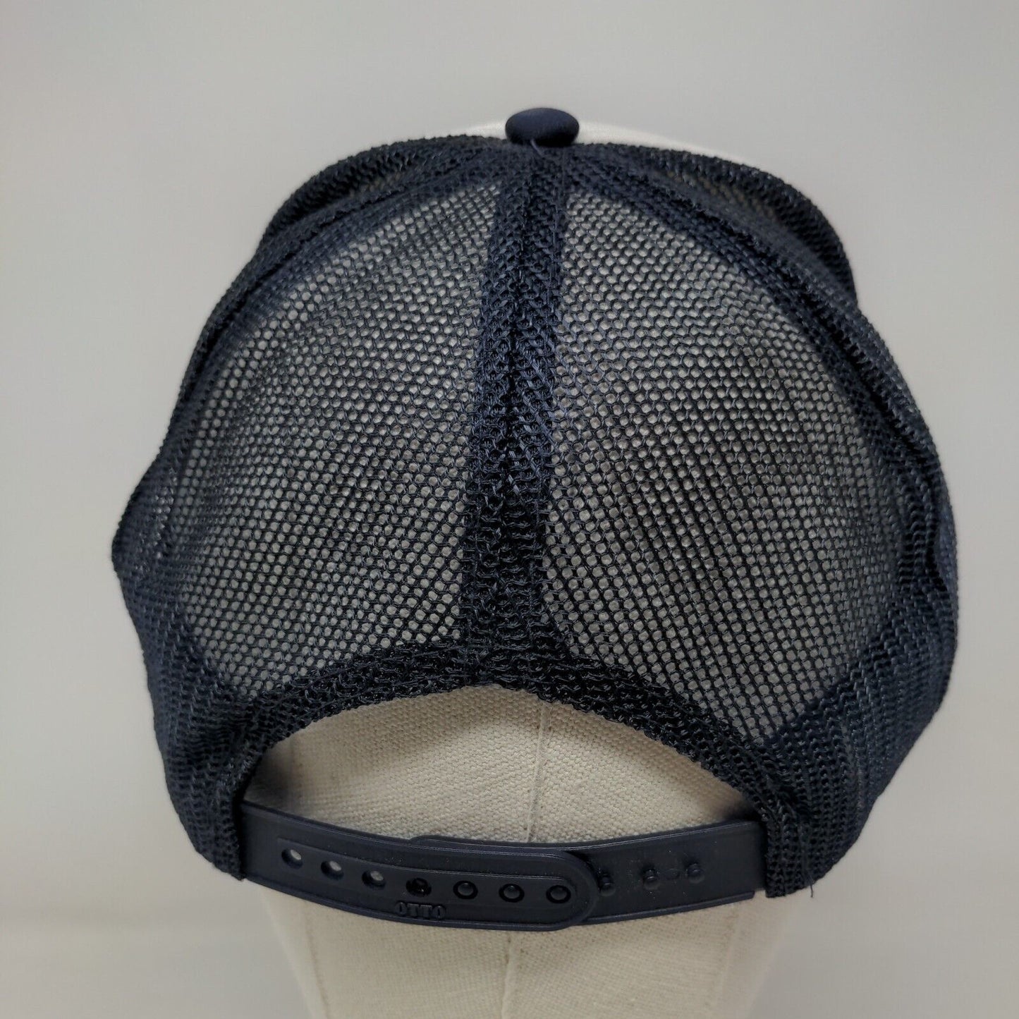 Forward Bite Podcast Snapback Mesh Back Rope Trucker Hat Blue OSFM Otto