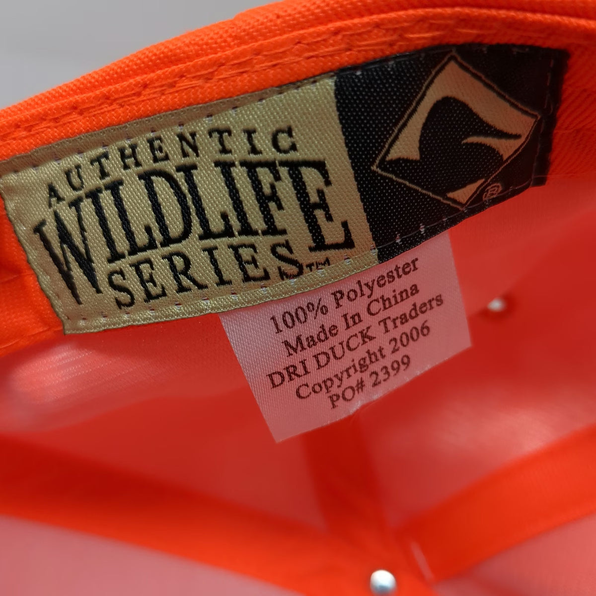 DRI DUCK South Butte Gamebird Club Orange Baseball Cap One Size Pheasant Hat