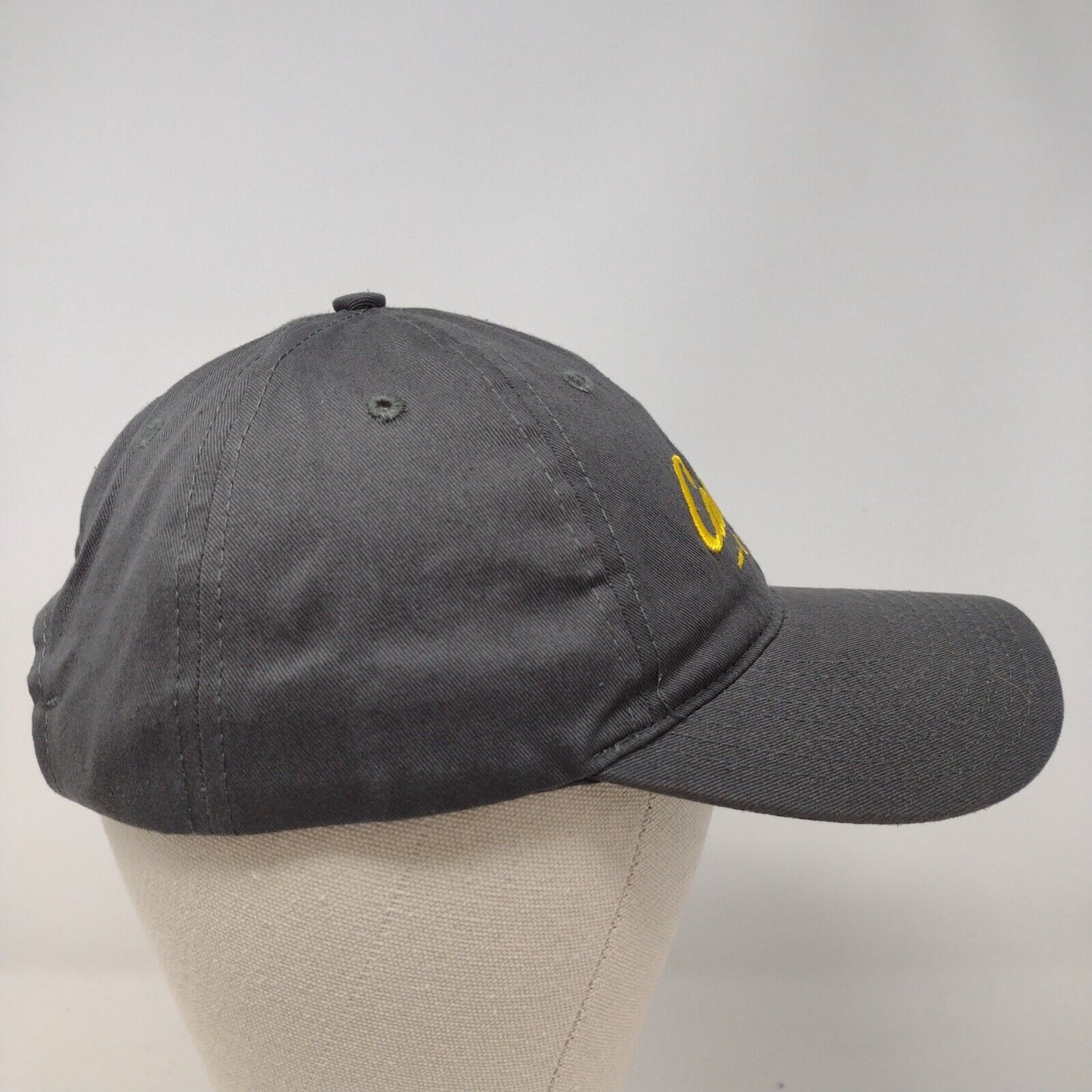 Cabela's Club Slideback Hat Gray OSFM Adjustable Embroidered Solid