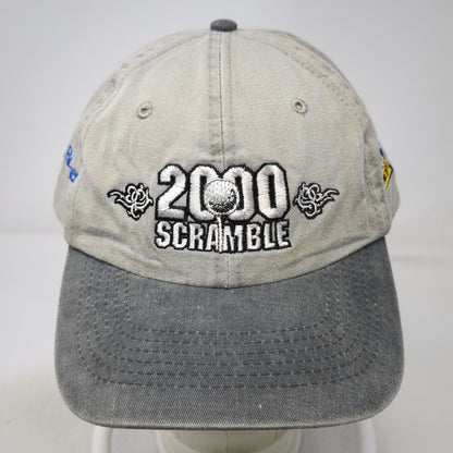 Port Authority Baseball Cap Gray One Size 2000 Scramble Golf Local News 8 Hat