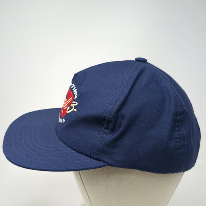 Operating Engineers Local 3 Blue Trucker One Size Snapback Hat Embroidered