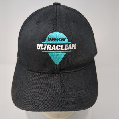 Safe+Dry Ultra Clean Fitted Hat Black S/M Flexfit Embroidered 6 Panel Yupoong