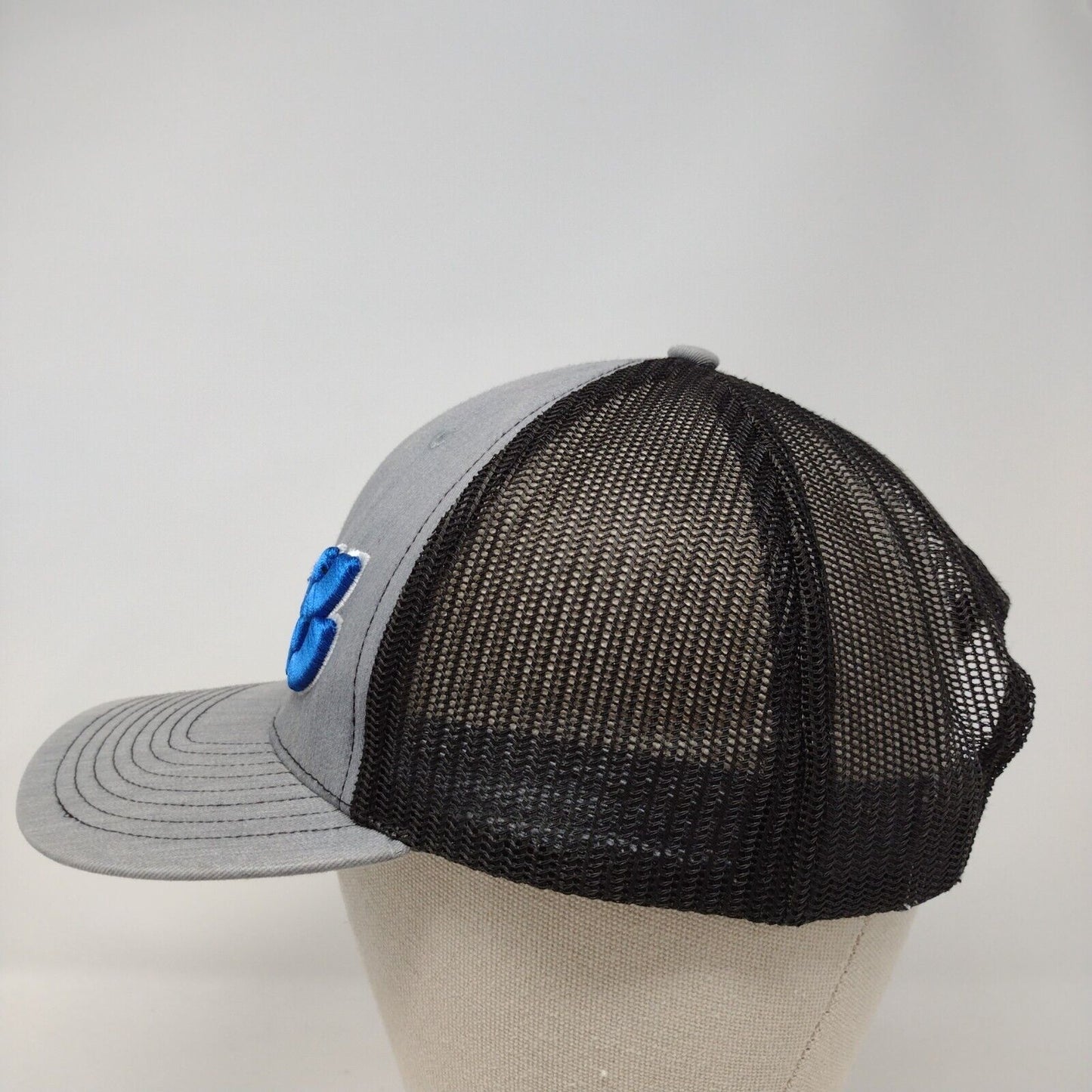 Ford Snapback Mesh Back Trucker Hat Gray OSFA Embroidered Richardson