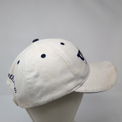UBU And I'll Be Me Strapback Hat White One Size Adjustable Embroidered