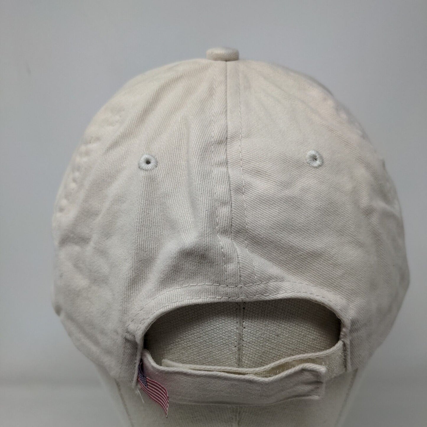 Dillon & Company Strapback Hat Cream One Size Adjustable Bayside