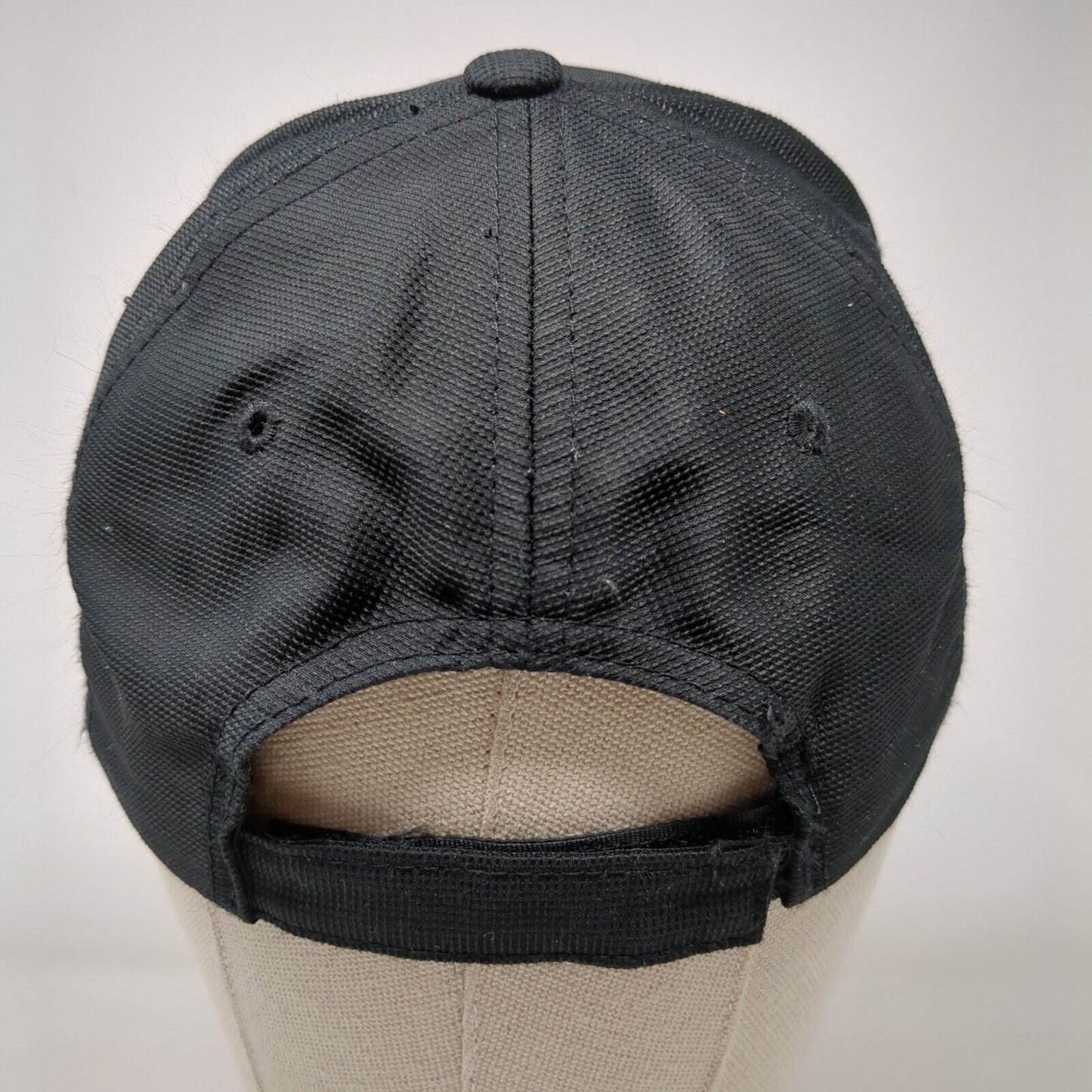 Image Solutions Strapback Hat Black OSFA Solid Adjustable Embroidered